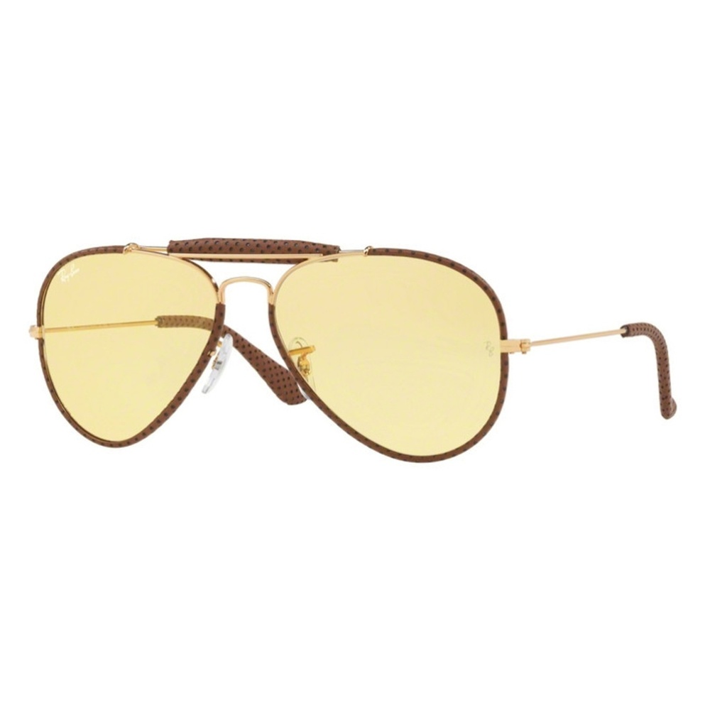 Ray Ban Aviator Outdoorsman Craft Leather RB3422